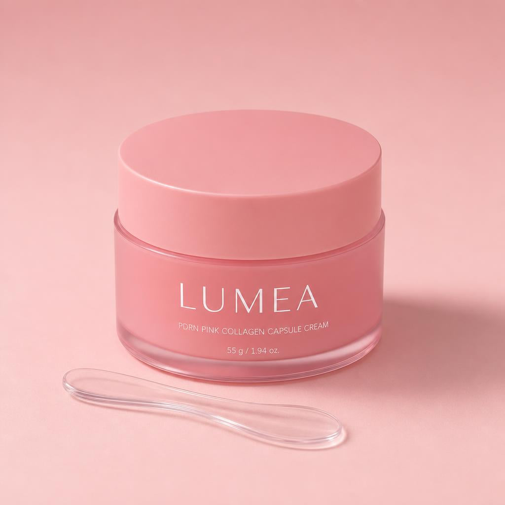 Tarro de PDRN Pink Collagen Capsule Cream de Lumea cerrado